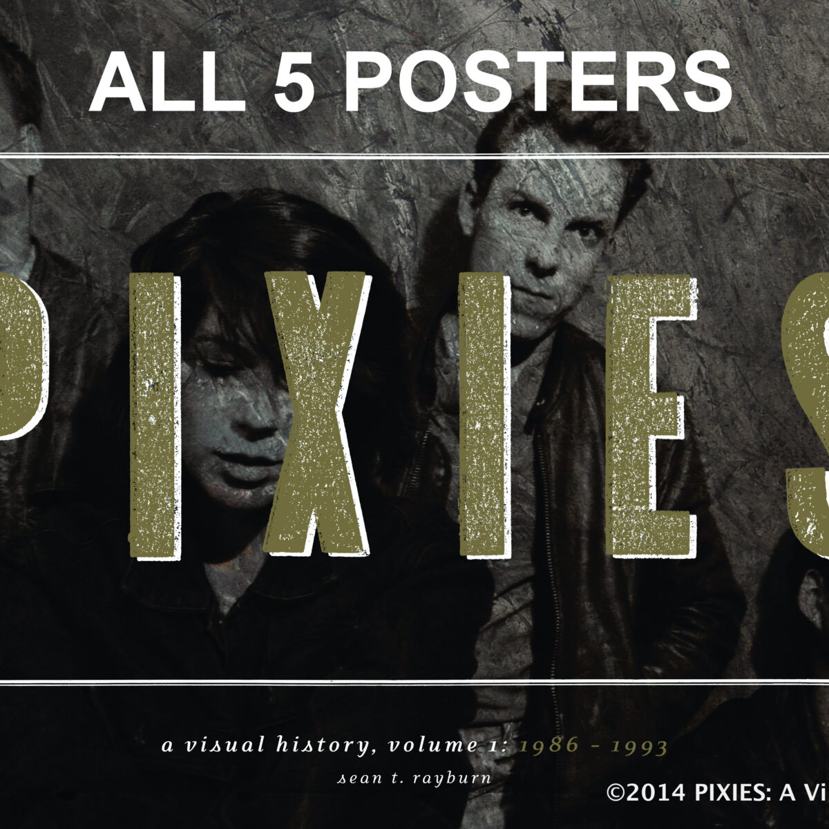 PIXIES Poster Pack (All 5 Posters) - PIXIES: A Visual History