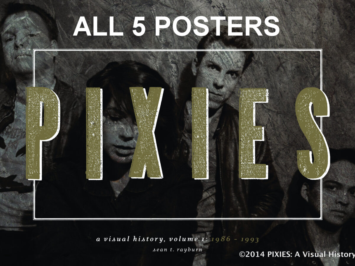 PIXIES Poster Pack (All 5 Posters) - PIXIES: A Visual History